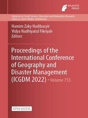 cover image of Proceedings of the International Conference of Geography and Disaster Management (ICGDM 2022)